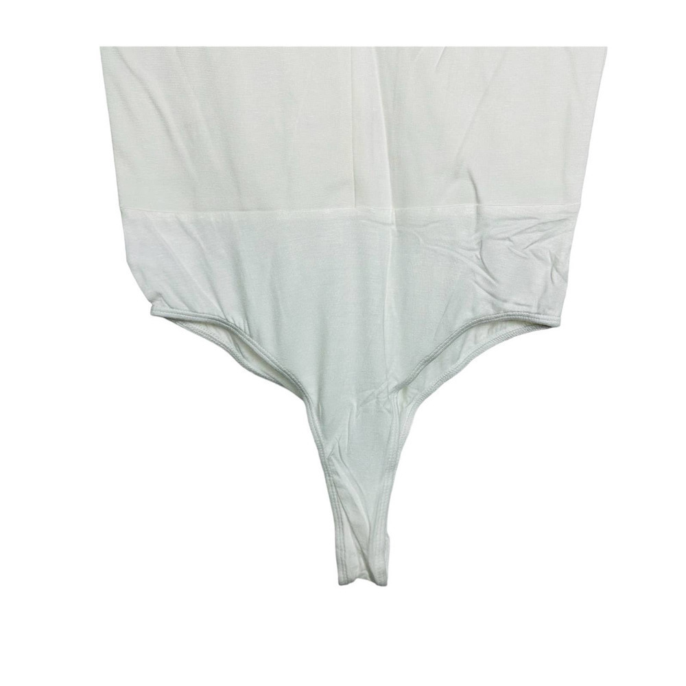 Lulus NWT Dressed to Skill Long Sleeve Underwire Classic Bodysuit White Sz Small - Picture 7 of 11